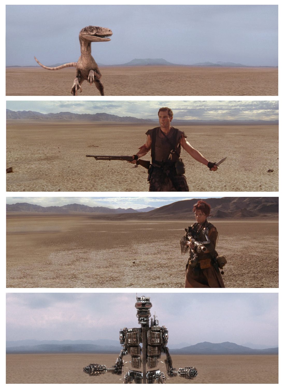 Man vs. Woman — the four characters